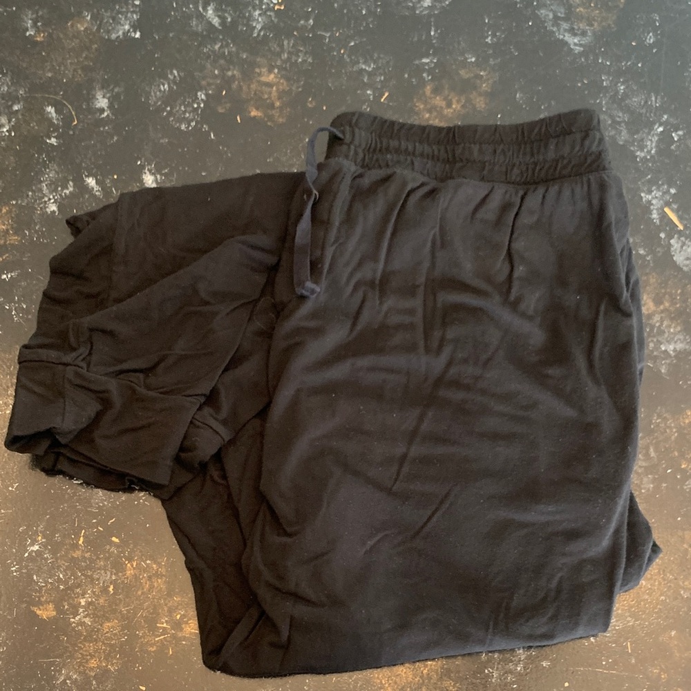 Little Sleepies Black Joggers
